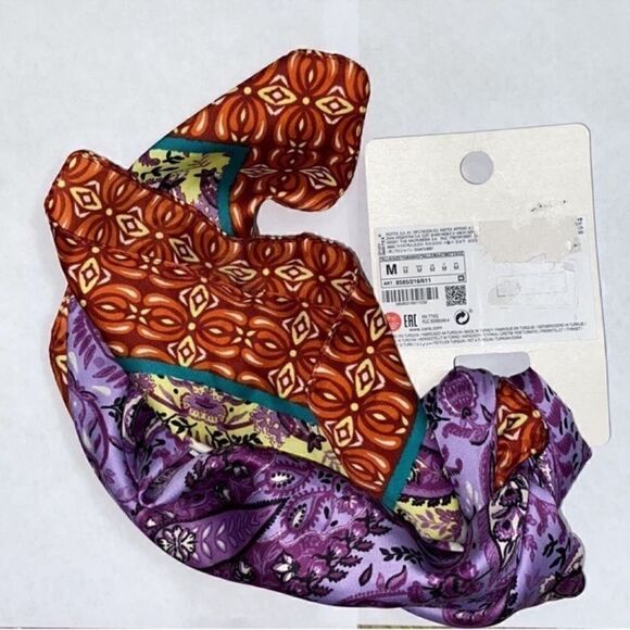 Zara Floral Print Scarf - Picture 3 of 7